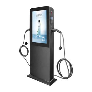 Cargador para Vehículos Eléctricos HTYT de Nivel 2, 22KW, 32A*2, Refrigerado, Interfaz Tipo 2, Entrada 380V - Product Image 1