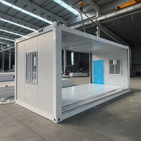 Vente directe usine JUJIU – Maison conteneur pliable en panneaux sandwich, respirante, montage simple, appartement, magasin, design moderne