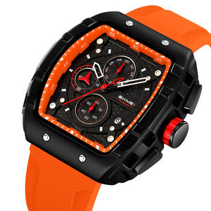 <span class=keywords><strong>Montre</strong></span> de Sport SKMEI 9341 Six Aiguilles avec Grand Cadran, Design Rectangulaire Creux Unique, <span class=keywords><strong>Montre</strong></span>-Bracelet à Quartz avec Chronographe <span class=keywords><strong>et</strong></span> Date Automatique - Product Image 2