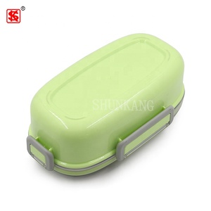 Boîte à lunch pour enfants en acier inoxydable 304, <span class=keywords><strong>bac</strong></span> à bento ovale scellé en plastique <span class=keywords><strong>avec</strong></span> <span class=keywords><strong>couvercle</strong></span> pour boîtes de rangement et bacs pour enfants - Product Image 4