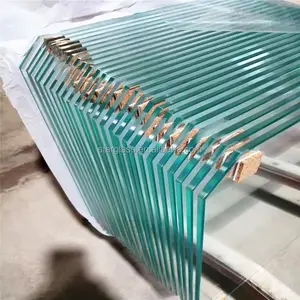 Glass Tempered Laminated Glass 8mm 10mm 12mm High Quality Curved Bending Tempered Laminated Glass Price