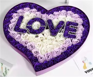 Amour 100 Forever Rose Éternelle Valentines Romantiques Pour Elle Empreinte À La Main Préservé Vraies Fleurs Saint Valentin Cadeaux - Product Image 2