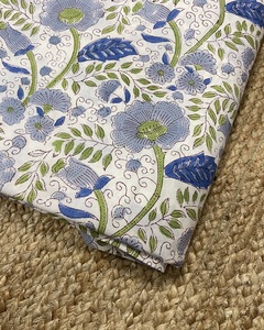 Indian Handmade Soft Cotton Modern Floral Jaipur Block Print Fabric Lightweight Dress Material Craft Curtain Bag Cover Material - Product Image 6