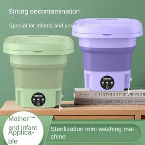 Cheap Factory Wholesales Travel Portable <b>Mini</b> Folding Automatic Plastic Usb Car Compatible Household Underwear Washer - Product Image 2