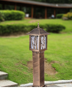 Lampe de jardin en alliage d'aluminium, éclairage LED pour allée, éclairage paysager, détecteur de mouvement, alimentation AC, IP65, résistant à l'eau - Product Image 2
