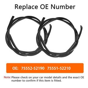 Moldura de Techo para Toyota <span class=keywords><strong>Prius</strong></span> C Aqua 2012-2019 75551-52210 75552-52190 - Product Image 2