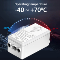 Interruptor de Control Remoto Inalámbrico Digital de 220V/110V con 1 Tecla para Lámpara de Luz, Interruptor de Control Remoto para Hogar Inteligente