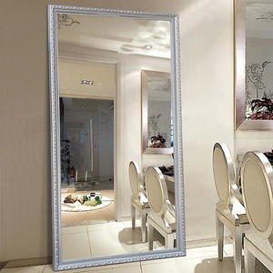 Full Length Dressing <strong>Mirror</strong> with Standing Holder Large Rectangle Bedroom Floor <strong>Mirror</strong> Hanging <strong>Leaning</strong> Against Wall - Product Image 3