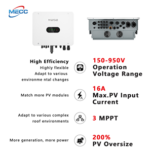 ระบบพลังงานแสงอาทิตย์แบบไฮบริดสามเฟส 127V 220V IP65 ขนาด 5KW 15kW รุ่น US สำหรับระบบโซลาร์เซลล์ในสหรัฐอเมริกา แบบออนกริดและออฟกริด - Product Image 4