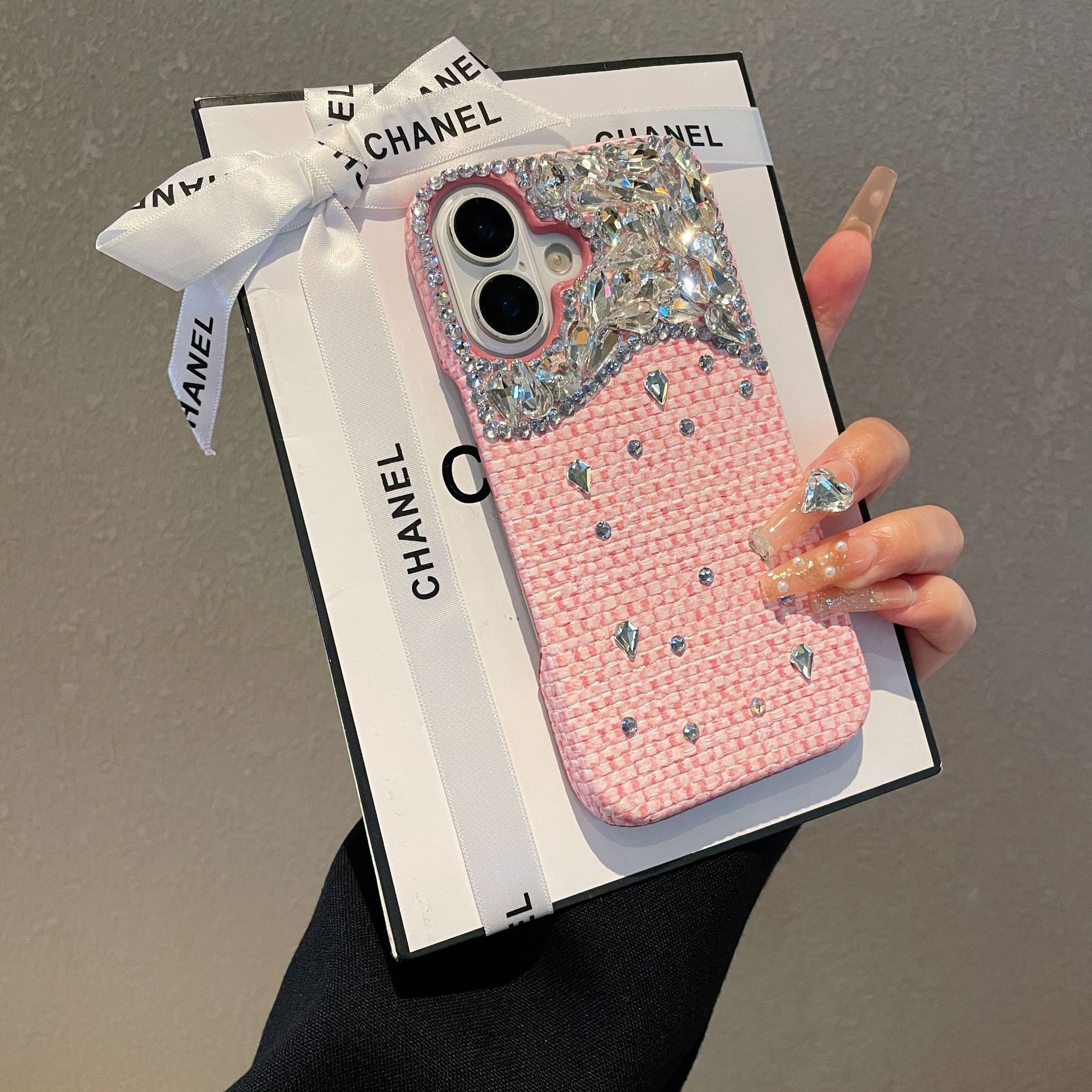 Push Brick Weave Pattern [Pink]