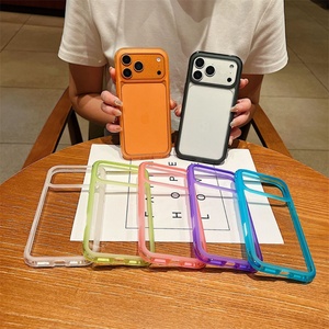 Funda Protectora Transparente de Lujo a Prueba de Golpes para iPhone 15 14 13 Pro Max, Funda Protectora Acrílica para iPhone 16 Pro Premium - Product Image 1