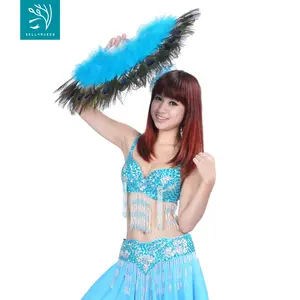 Professional bead belly dance performance costumes with tassel BellyQueen