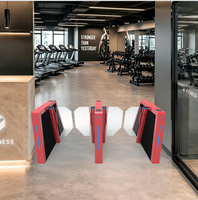 Torniquete de Velocidad para Peatones, Acero Inoxidable, Motor sin Escobillas, RFID, Código QR, Reconocimiento Facial, Control de Acceso, Anti-Embestida de Trasera, Gimnasio