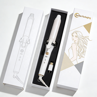 Boîte magnétique personnalisée et boîte cadeau noire pour nettoyant visage, produits de soins personnels, fermeture magnétique en papier