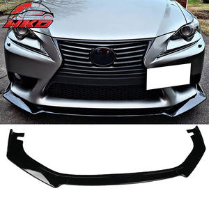 Pour Lexus IS Base 2014-2016, lèvre de pare-chocs avant, spoiler, noir brillant, séparateur, garniture 3 pièces, kit carrosserie de haute qualité - Product Image 1