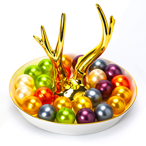 Perlas de Baño de Aceite Esencial Transparentes Megio, Perlas de Baño Veganas Coloridas, Limpiadoras, Calmantes y Aromáticas, para SPA Relajante - Product Image 2