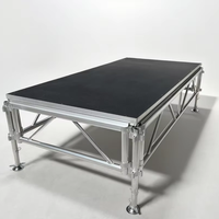 ESI Structure de Scène Robuste en Alliage d'Aluminium pour Podiums, Concerts, Mariages, Spectacles DJ, Certifiée TUV