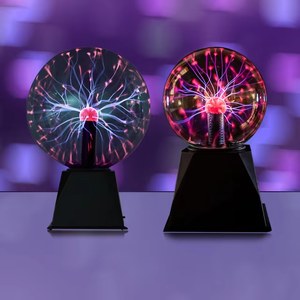 J & R LED Kids Gift 8 Inch Large <span class=keywords><strong>Plasma</strong></span> Magic Ball Night Lamp Red Color Lightning <span class=keywords><strong>Plasma</strong></span> Ball - Product Image 3