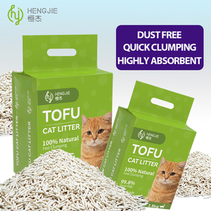 Litière pour chat en tofu agglomérante naturelle, écologique, multi-parfumée, jetable dans les toilettes, vente en gros d'usine - Product Image 2