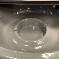 Bain Nordique Rond en Cèdre Rouge Canadien Chauffé au Bois, Baignoire SPA d'Extérieur en Fibre de Verre
