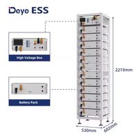 Batterie LiFePO4 haute tension Deye BOS-G Pro pour C&I à petite échelle, packs de batteries 5kWh, 10kWh, 20kWh, 30kWh, 50kWh, 100kWh, batteries lithium-ion Deye ESS