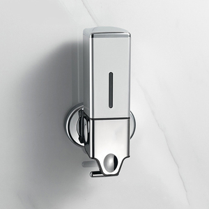2025 Nueva Botella doble al por mayor dispensador de jabón de Paloma montaje en pared Manual dispensador de jabón líquido automático para <span class=keywords><strong>Baño</strong></span> - Product Image 5