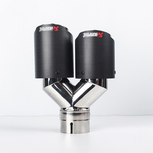 <b>Maxim</b> Exhaust Tip Carbon Fiber Mirror Polished Universal Fit - Product Image 1