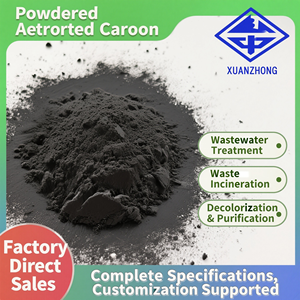 Kolengebaseerde poederactieve kool. Gebruikt voor de behandeling van chemisch en kleurstofafvalwater. Snelle adsorptiesnelheid. - Product Image 2