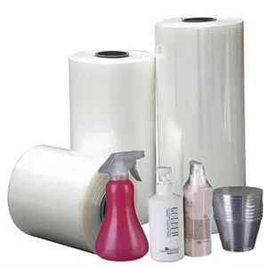 Embalagem POF Filme Personalizado Heat Shrink Wrap Sleeve Cosméticos Para Shampoo