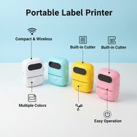 Marklife 57mm Mini Thermal Pocket Receipt Printer Portable P50 Impresora Portatil Wireless Mobile Sticker Label Labeler Tersedia di Stok