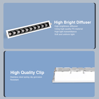 Downlight LED Empotrable en Techo de Aluminio Fundido a Presión, Blanco, 10W 20W 30W, para Hogar, Oficina y Tienda