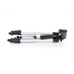 Trípode plateado para cámara con patas ajustables y cabezal de bola para fotografía estable - Product Image 3
