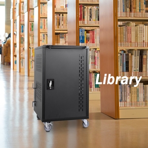 Chariot de recharge mobile à 32 baies, station de recharge pour ordinateurs portables/tablettes avec multiprise pour écoles, bureaux, bibliothèques, directement du fabricant - Product Image 3