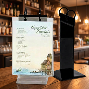 Exhibidor de Menús Acrílico para Mostrador, Soporte de Menús para Mesa, para Restaurante y Cafetería - Product Image 4
