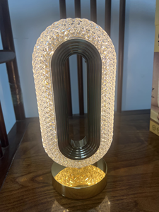 Yeni yatak odası başucu şarj edilebilir kristal masa lambası oturma odası dokunmatik anahtarı üç renk gece lambası - Product Image 6