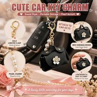 Mini sac à dos porte-clés de voiture en cuir PU, pochette de rangement pour clés de voiture, décoration, produits tendance, nouveautés 2027