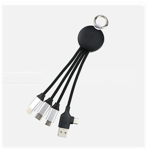 <span class=keywords><strong>สาย</strong></span><span class=keywords><strong>ชาร์จ</strong></span> USB 3-in-1 พร้อมไฟหลากสีสัน พิมพ์โลโก้ธุรกิจของคุณได้ตามต้องการ สำหรับของขวัญและงานโฆษณา - Product Image 1