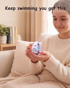 Animales de Ganchillo Positivos: <span class=keywords><strong>Tiburón</strong></span>, Decoración de Escritorio para Soporte Emocional, Regalos Diarios de <span class=keywords><strong>Tiburón</strong></span> para Amigos y Compañeros de Trabajo - Product Image 5