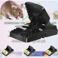 Piège à souris extérieur entièrement automatique en plastique sensible avec bande adhésive améliorée pour usage domestique