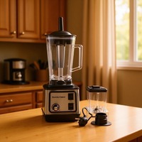 Nouveau mixeur multifonctionnel de 2,5 L grande capacité pour aliments complémentaires, machine à broyer les aliments, broyeur de glace et extracteur de jus pour la maison