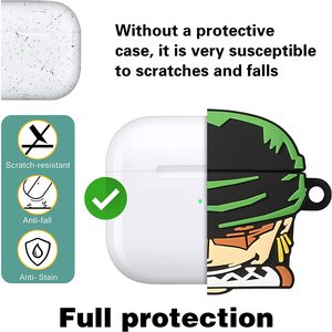 Coque 3D dessin animé <span class=keywords><strong>japonais</strong></span> Zoro pour Airpod Gen 3, étui pour AirPods 3 <span class=keywords><strong>2021</strong></span> - Product Image 5
