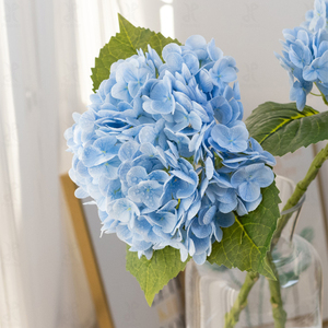 Promise Factory Single Branch Hydrangea <strong>Artificial</strong> Hand <strong>Bouquet</strong> for Wedding Proposal Birthday Props - Product Image 2