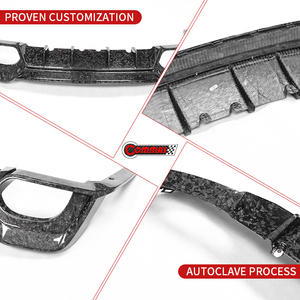 Diffuseur arrière de voiture en fibre de carbone sèche de style PAK à prix compétitif pour pare-chocs Audi RS6 - Product Image 3