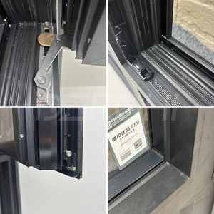 Derchi nfrc tác động bão đôi kính cường lực Cửa Sổ Khung nhôm nghiêng và cửa sổ xoay - Product Image 4