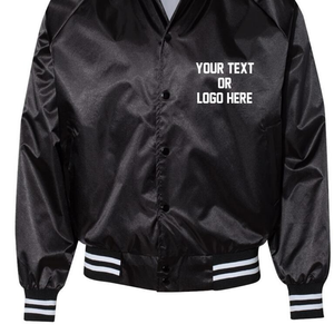 Chaqueta de hombre Productos a medida Letterman Satin Material Jacket de Irfan Sports - Product Image 4