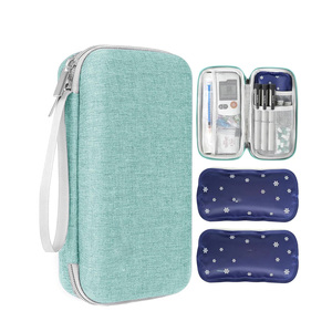 Sac <span class=keywords><strong>isotherme</strong></span> portable Badu Purple Fashion pour <span class=keywords><strong>insuline</strong></span>, étui de voyage en EVA, kit médical imperméable en polyester avec 2 blocs réfrigérants - Product Image 6