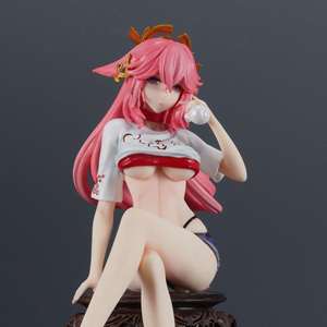 Vente en gros 24M Genshin Impact Yae Miko <span class=keywords><strong>Sexy</strong></span> Girl Figurine de collection de dessin animé japonais, Figurine de jouet <span class=keywords><strong>DBZ</strong></span>, Figurine en PVC d'anime - Product Image 4