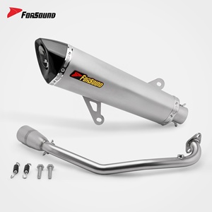 Forsound ท่อไอเสียรถจักรยานยนต์สำหรับระบบท่อไอเสียฮอนด้า ADV 150แบบลื่นนักฆ่า dB - Product Image 4