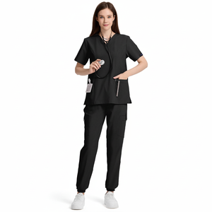 Uniforme femenino de la mejor calidad para médicos, enfermeras, uniformes médicos de talla grande, Spandex corto, quirúrgico privado para uso hospitalario - Product Image 1