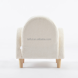 Chaise d'enfant en boucle avec accoudoirs, pieds en bois de caoutchouc, pour tout-petit - Product Image 5